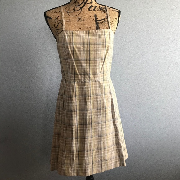 J. Crew Dresses & Skirts - J. Crew Glen Plaid Spaghetti Strap Sun Dress